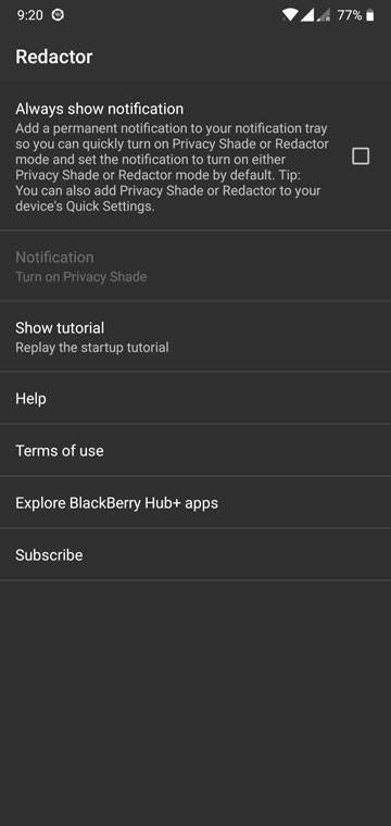 BlackBerry Privacy Shade Keeps Your Screen Private