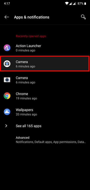 camera app