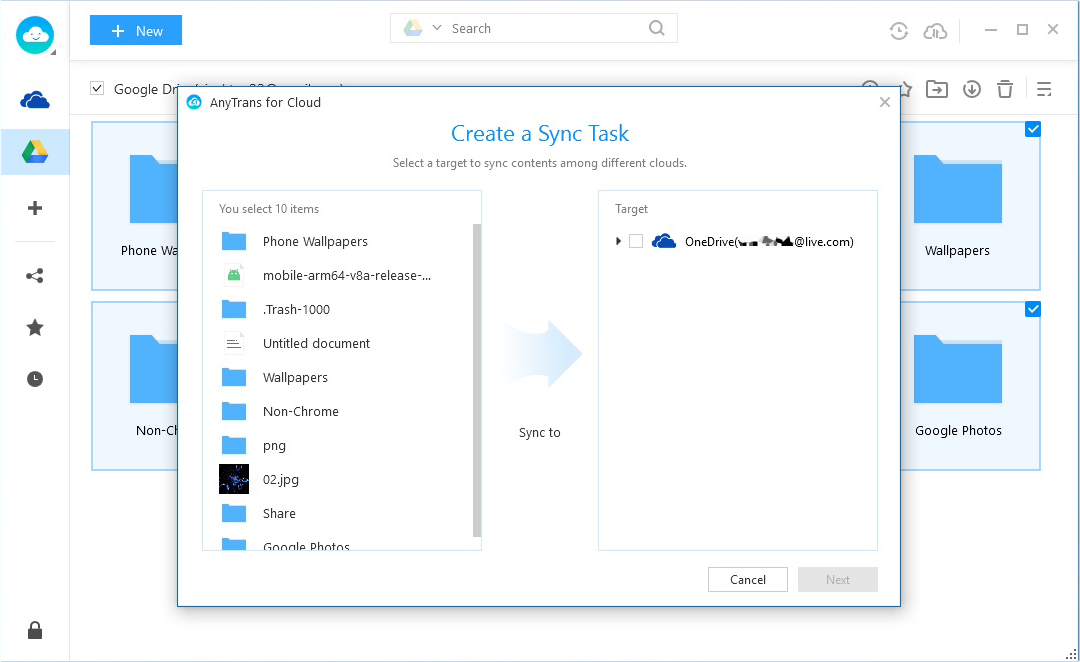 Manage Multiple Cloud Services At One Place With AnyTrans for Cloud