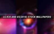 LG X5 2018 Stock Wallpapers