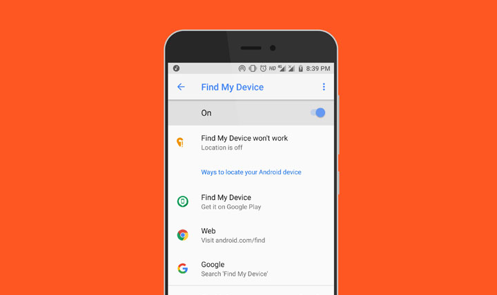 find my device