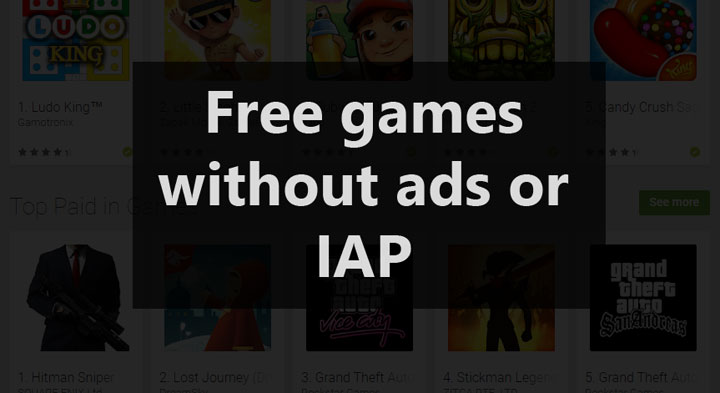 Free Android Games without Ads