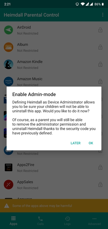add admin access