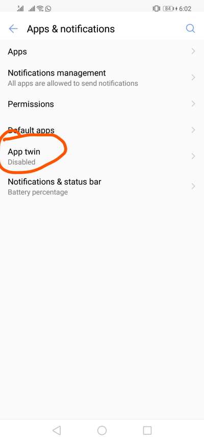 app twin feature
