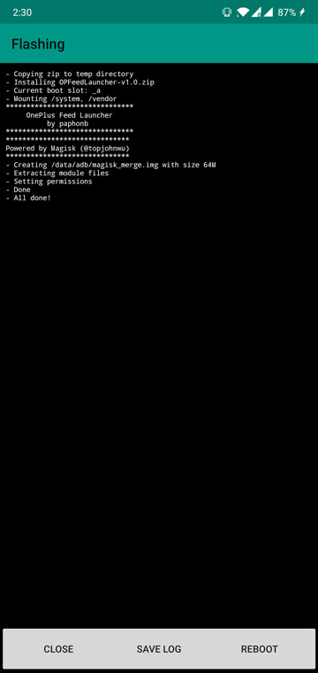 flash magisk module