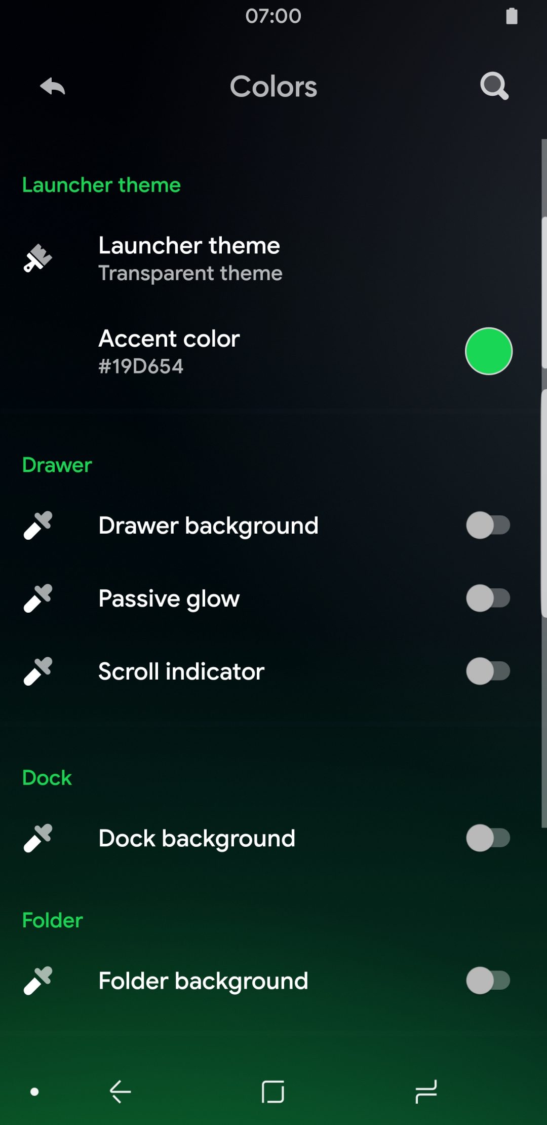 Green Accent