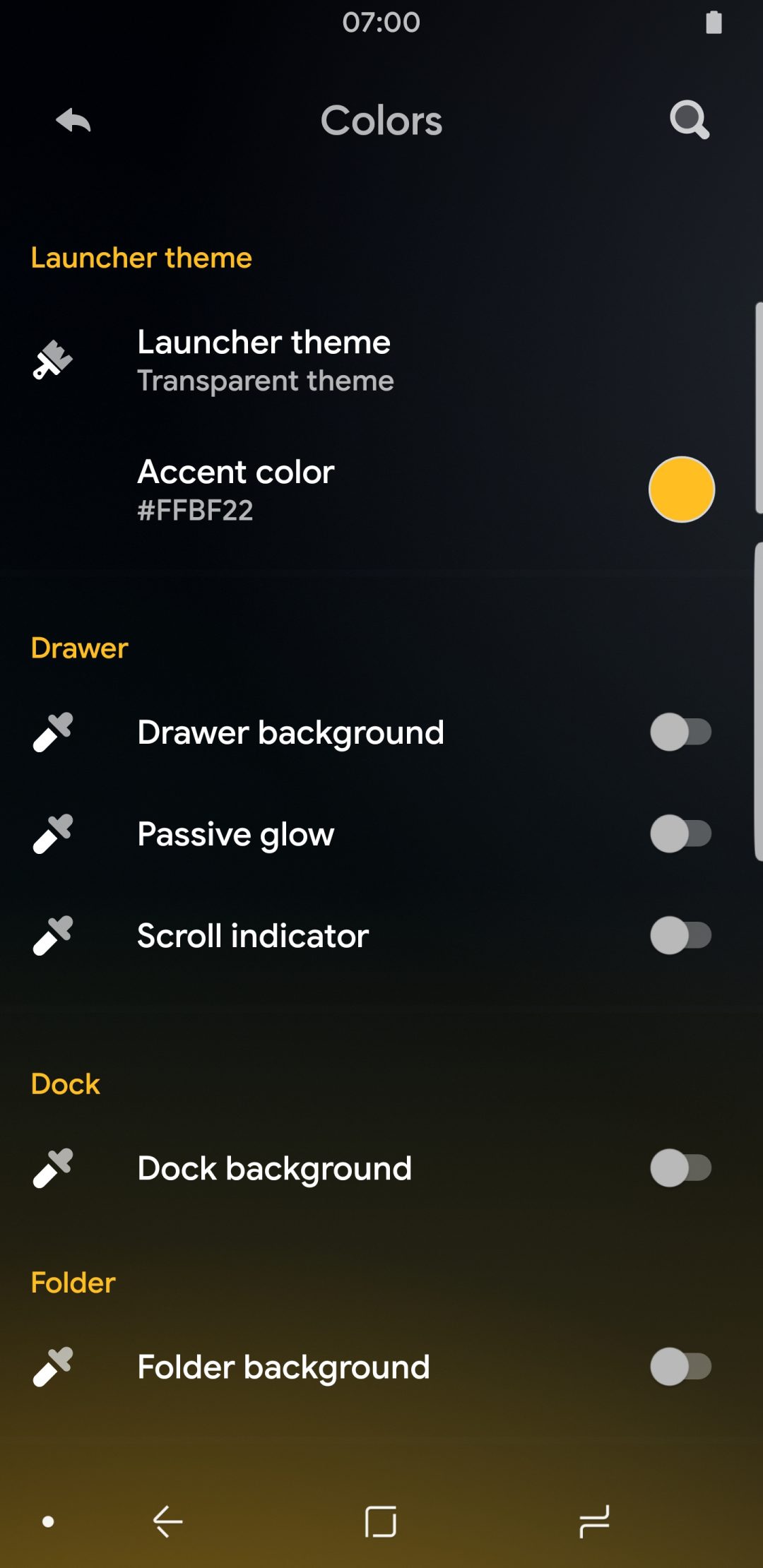 Yellow Accent