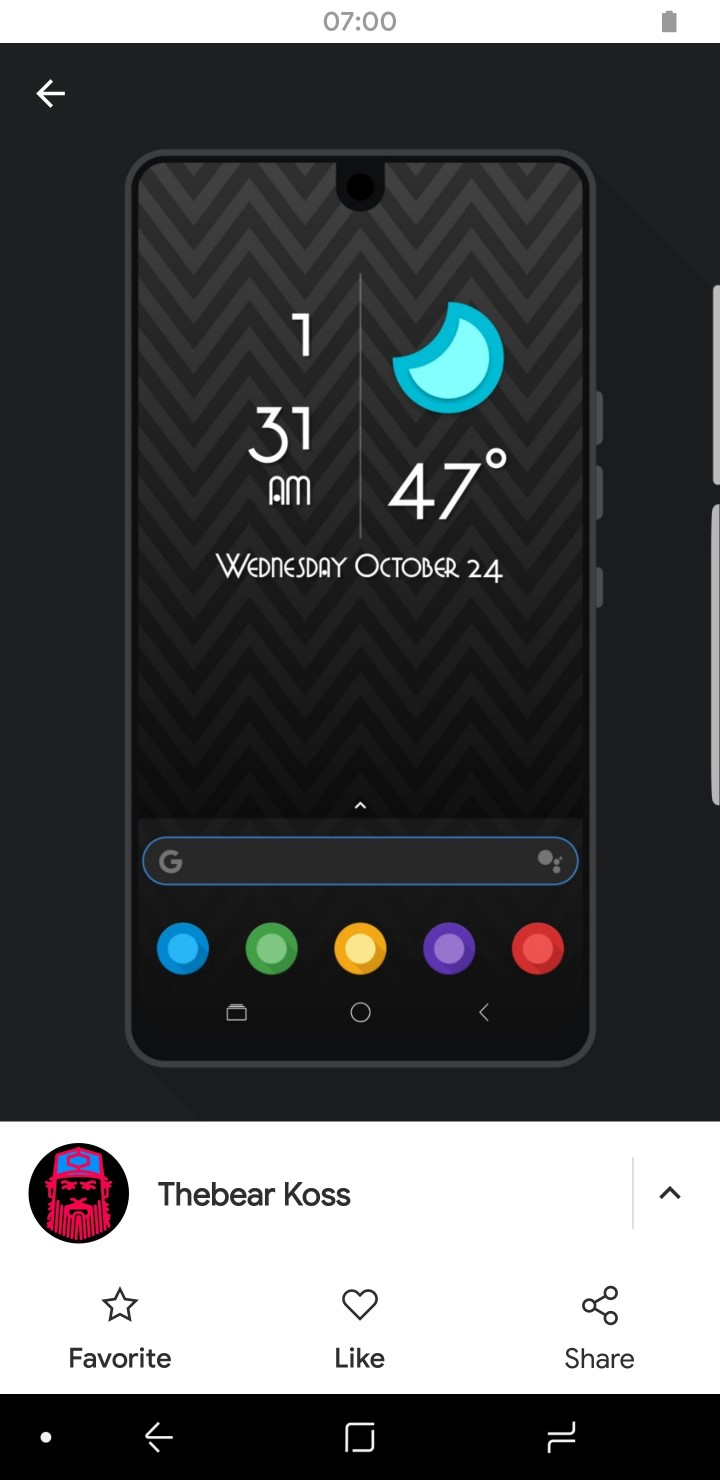 Creative App Homescreen Preview
