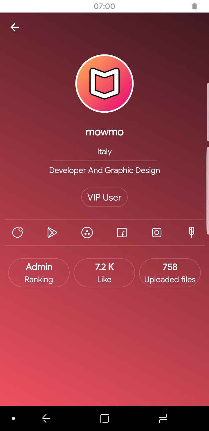 Creative App Profile