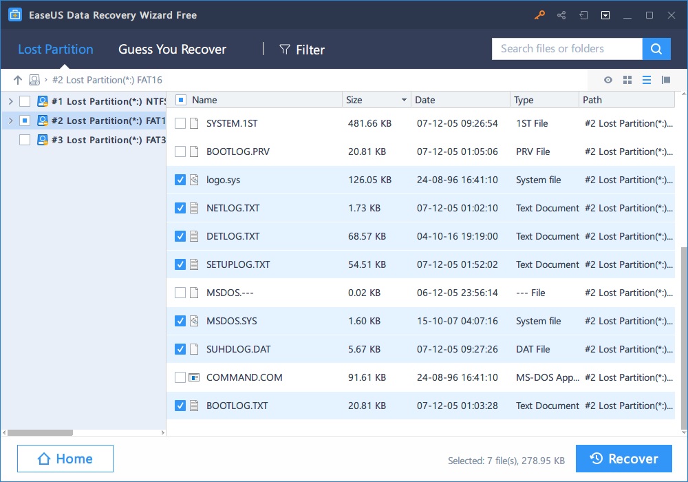 Recover Deleted Files With EaseUS Data Recovery Wizard