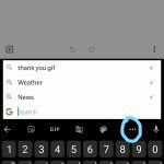 Click on three dot option inside Gboard