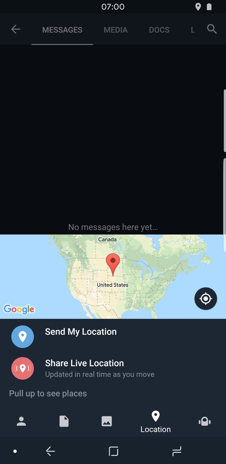 Telegram Features Location Attachment