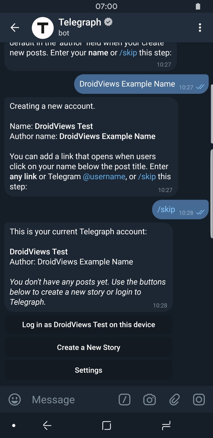 Telegram Features Telegraph Account Log In