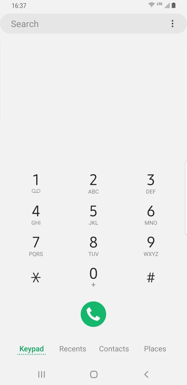 Install One UI Beta Screenshot Dialer