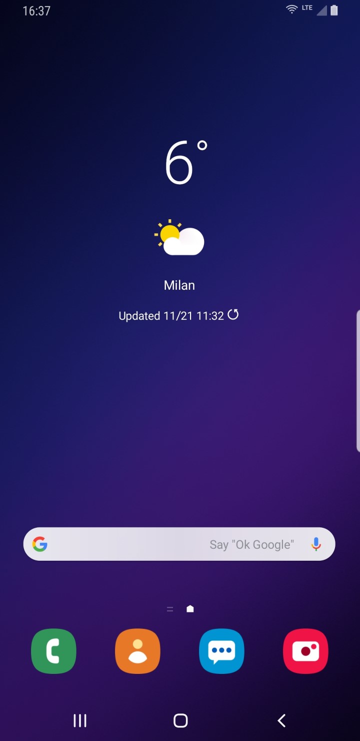 Install One UI Beta Screenshot Home