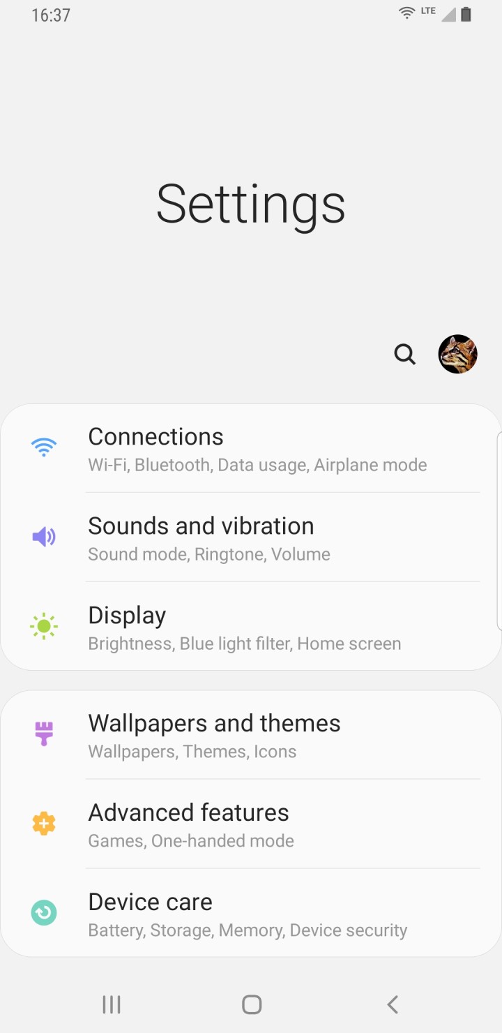 Install One UI Beta Screenshot Settings