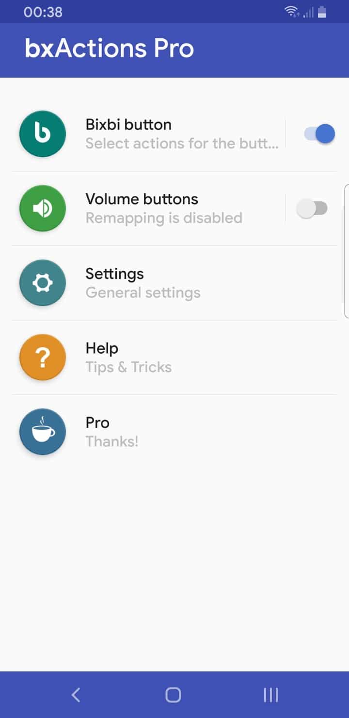 BxActions Remap Bixby Button Samsung