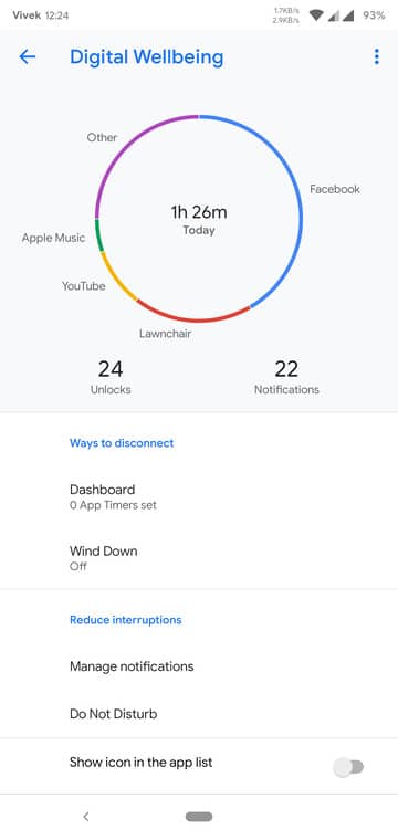 Digital Wellbeing screenshots 1