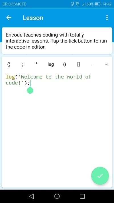 encode coding app android