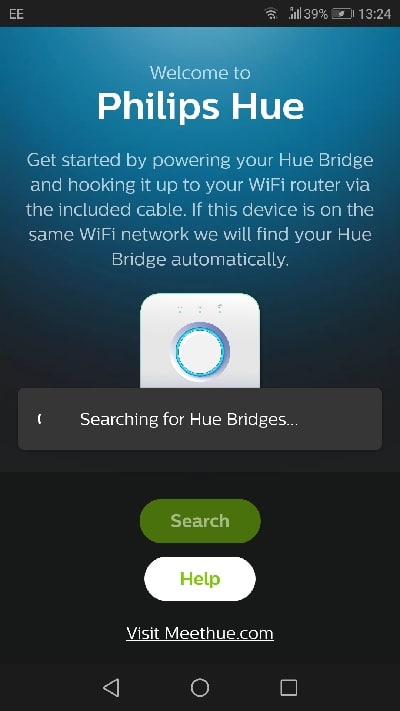 Philips Hue smart home app