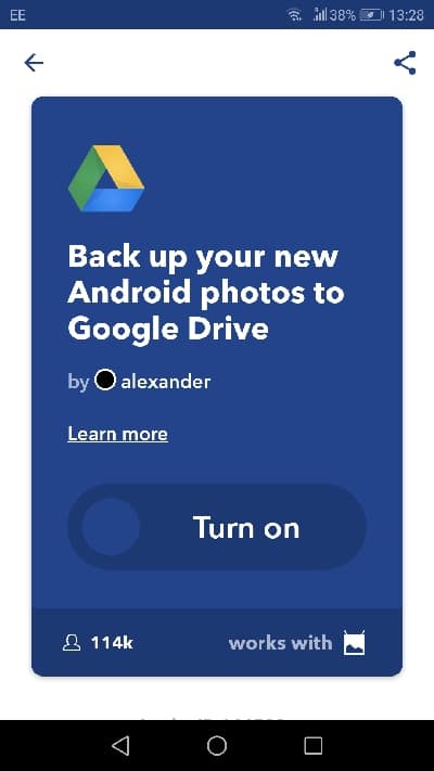 iftt backup photos to drive