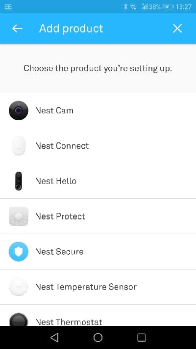 nest home app add devices