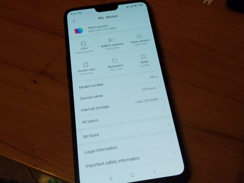 MIUI 10 on OnePlus 6