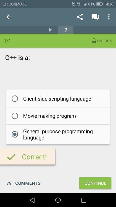 SoloLearn C++