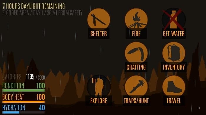 Survive game settings