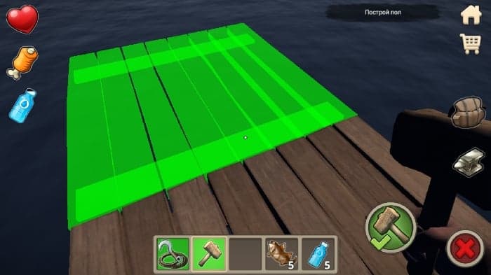 Survival on Raft android game
