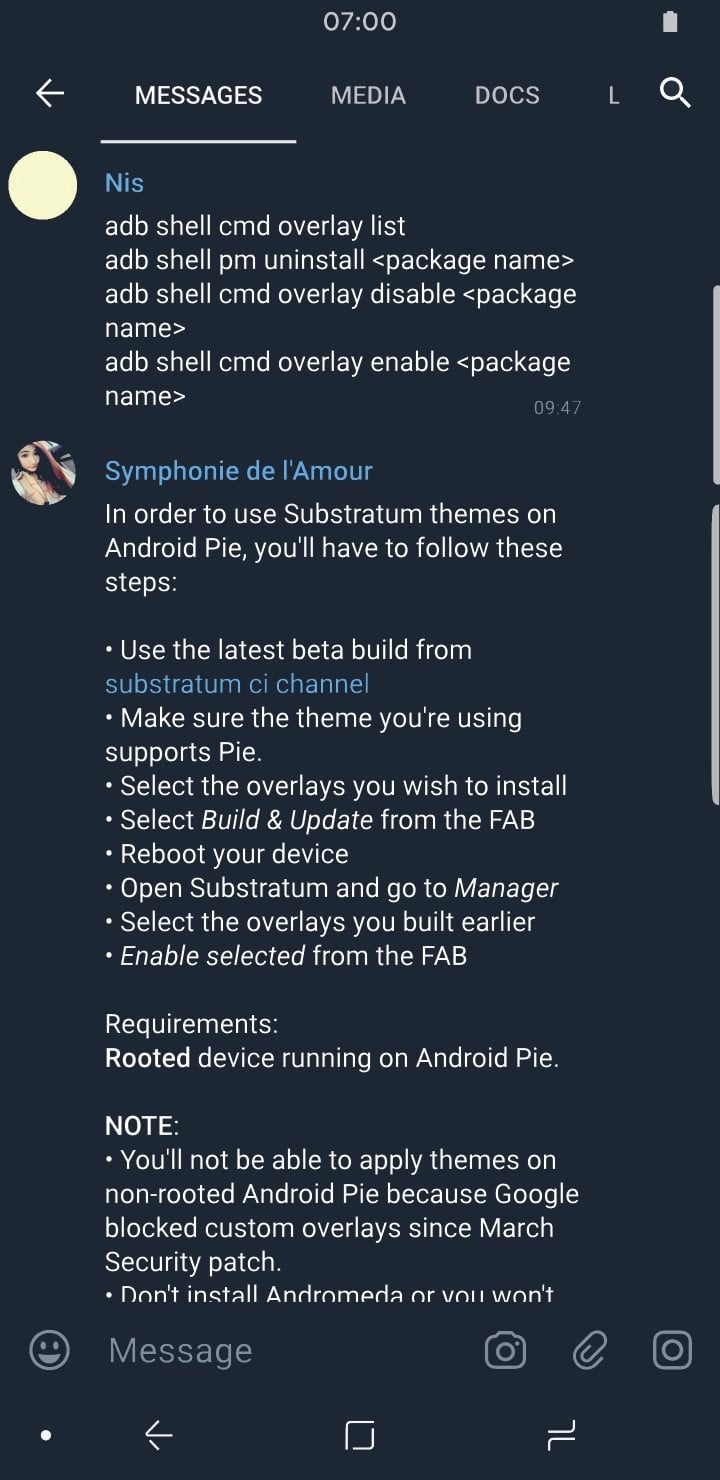 Telegram Theme Creator Telegram X Messages