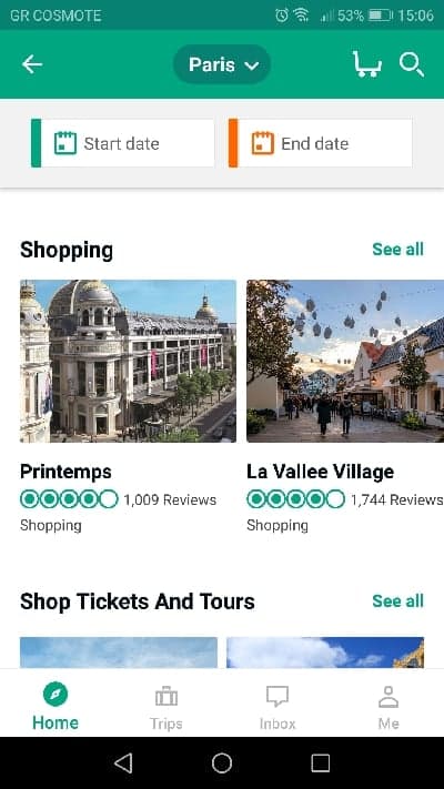 TripAdvisor places to visit