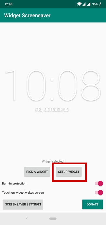 Add Widgets To Screensaver On Android With Widget Screensaver