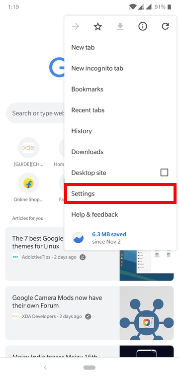 How to Clear Cache and Browser Data in Google Chrome for Android