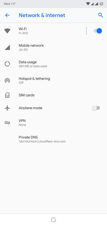 Find IP Address on Android