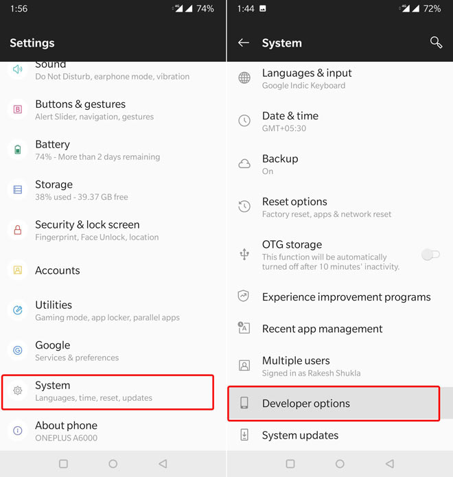 disable developer options android deactivate developer options android
