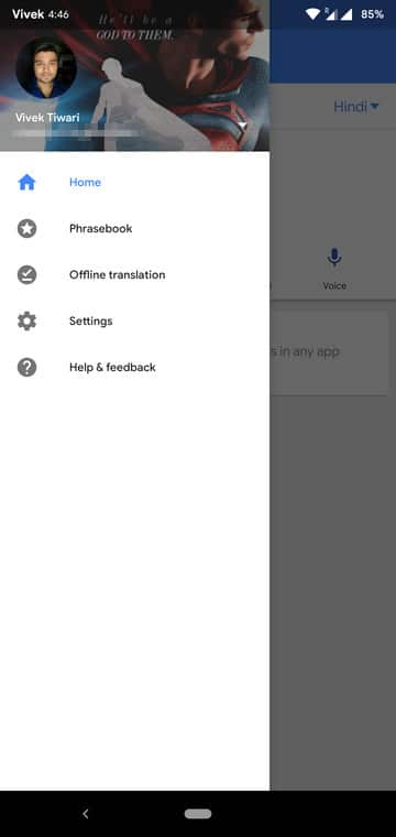 Download languages offline