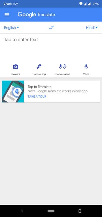 Write to translate