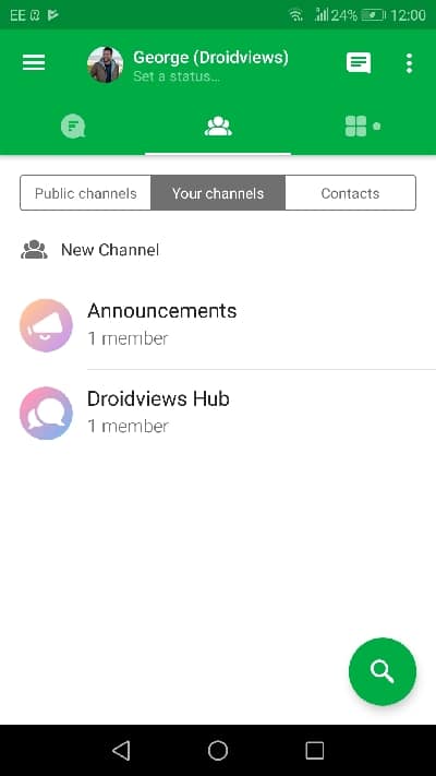 flock group chat contacts
