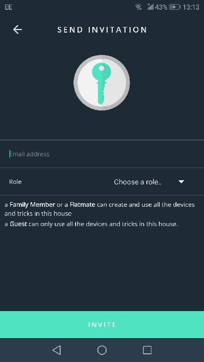 Smarthome security app