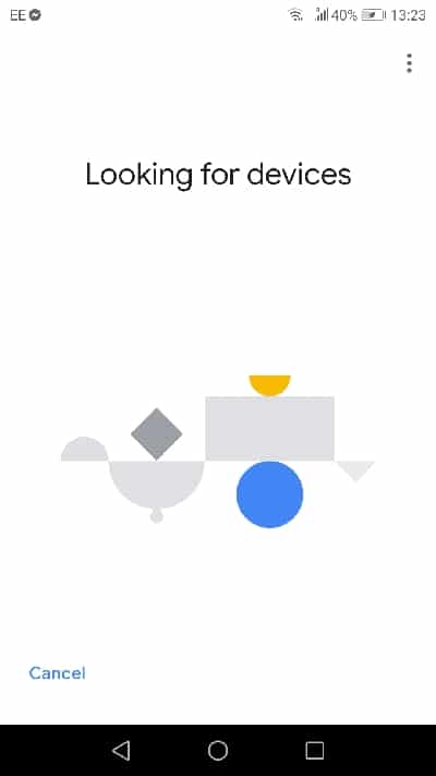 google home search device