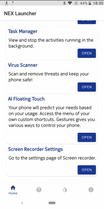 NEX Launcher