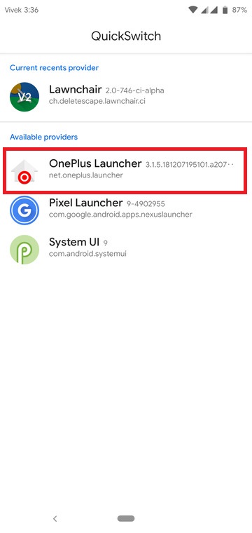 OnePlus Launcher Port APK