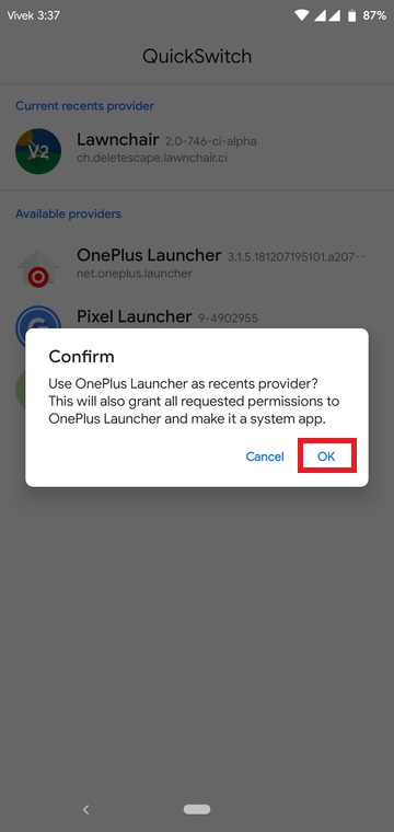 OnePlus Launcher Port APK