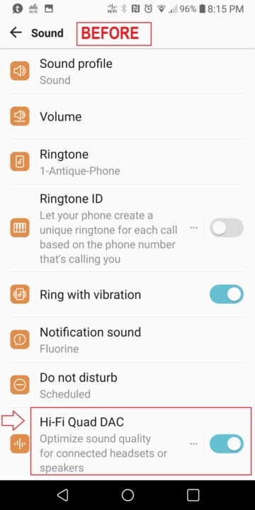 DTS:X 3D Surround Sound on LG V30