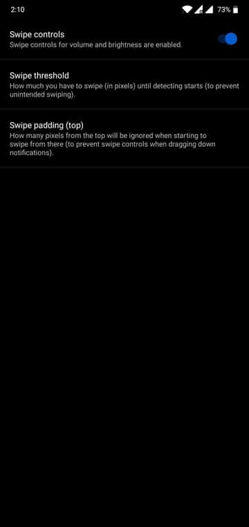 enable gesture controls