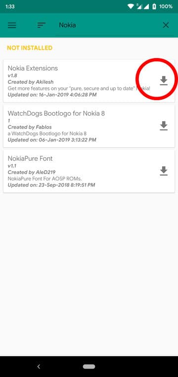 download nokia extensions magisk module