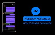 Dark Mode on Facebook Messenger