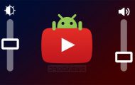 YouTube swipe controls