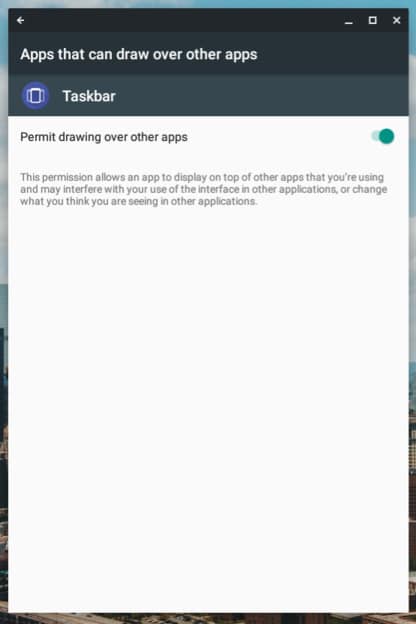 Taskbar Android App